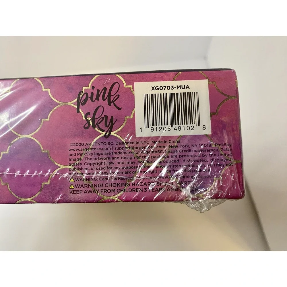 Pink Sky 1000 Piece Jigsaw Puzzle Global Bazaar Lotus Elephant‎ Sealed New
